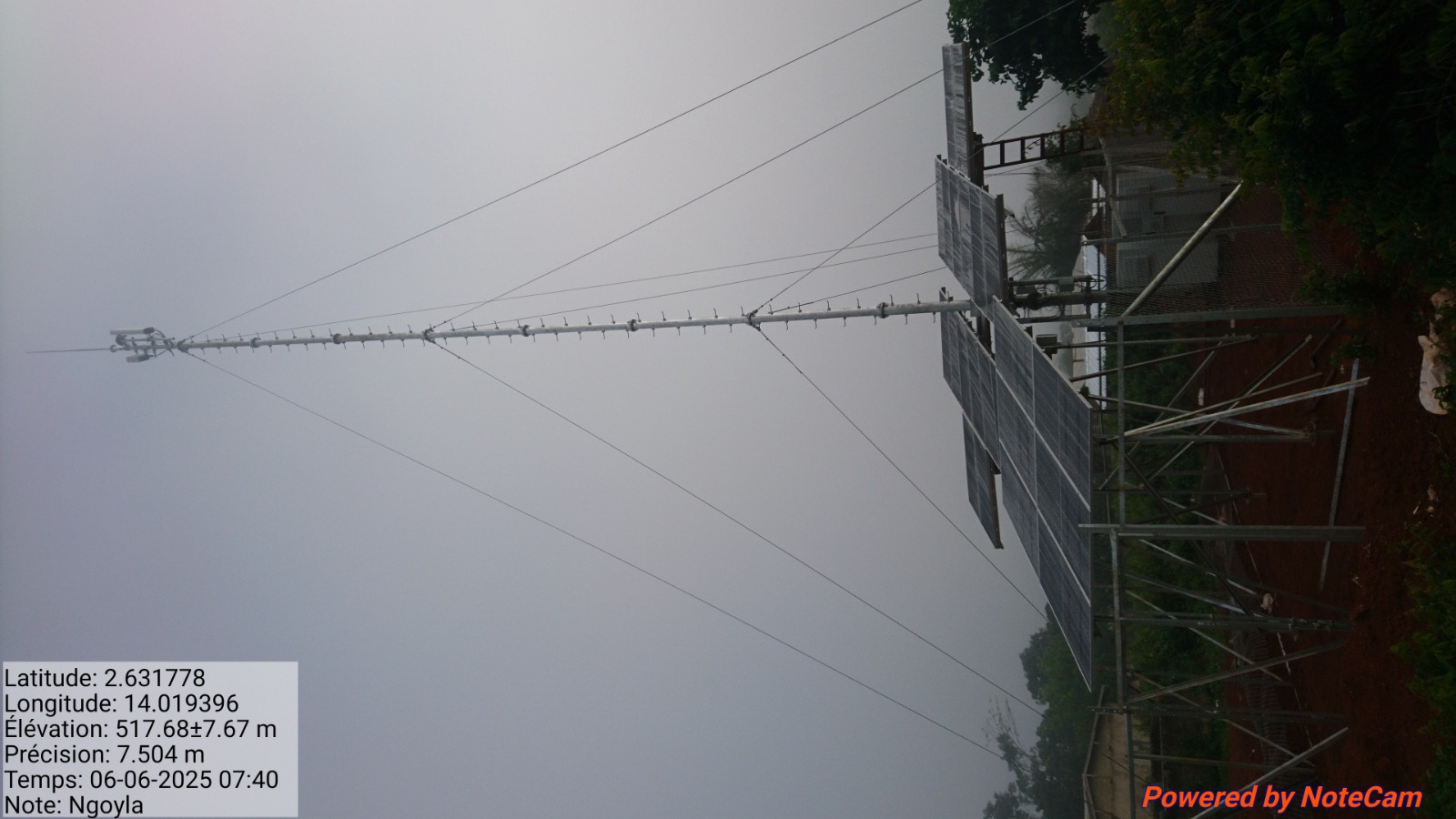 Mat haubane solaire lateral