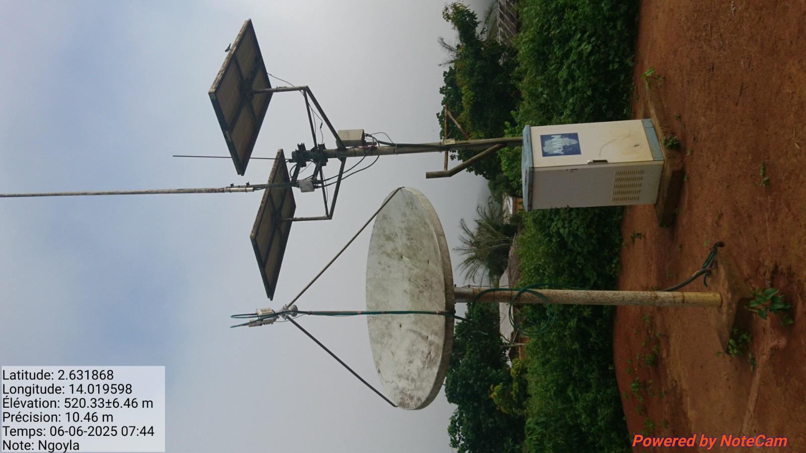 Liaison radio solaire longue portee