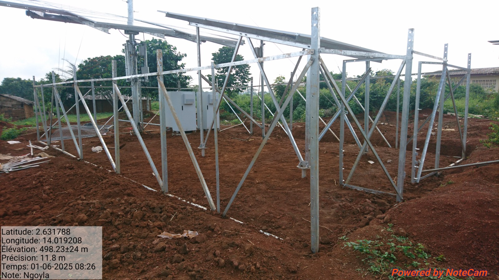 Cadre solaire telecom vue large